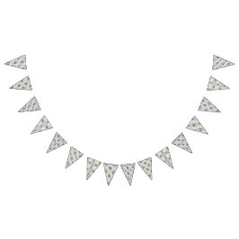 ガールバイリンガルハッピーバースデー用かわいいペンギン バンティングフラッグ