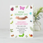 ガールバグ虫テーマ  招待状 (スタンド正面)