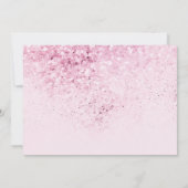 ガールバタフライテーマ1st誕生日パーティー サンキューカード (裏面)