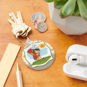 ガールバックパッキングキーチェーン キーホルダー