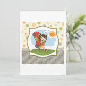 ガールバックパッキング招待状 招待状 (スタンド正面)