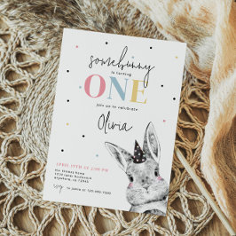 ガールバニーファースト誕生日パーティー 招待状