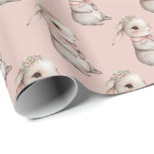 ガールバニーPInk ラッピングペーパー (ロールコーナー)