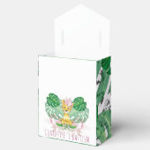 ガールバプテスマまたは誕生日ライオンイラストレーション フェイバーボックス (オープン)