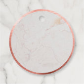 ガールバプテスマエレガントバラ金ゴールドマーブルサンキューファ フェイバータグ (裏面)