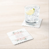 ガールバプテスマパーティー用品テーブルウェアコースター ペーパーコースター (インサイチュ)