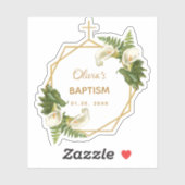 ガールバプテスマフローラ金ゴールドカラライリエジオメトリック シール (シート)