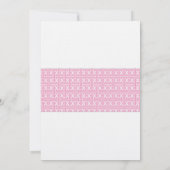 ガールバプテスマ招待状 招待状 (裏面)