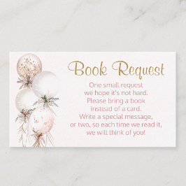 ガールバルーンブックリクエストカード 名刺