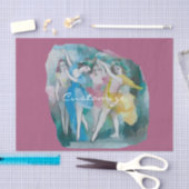 ガールバレリナダンサーThunder_Cove 薄葉紙 (クラフト)