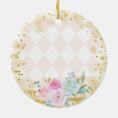 ガールバレリーナくるみ割り器1stクリスマス セラミックオーナメント (裏面)