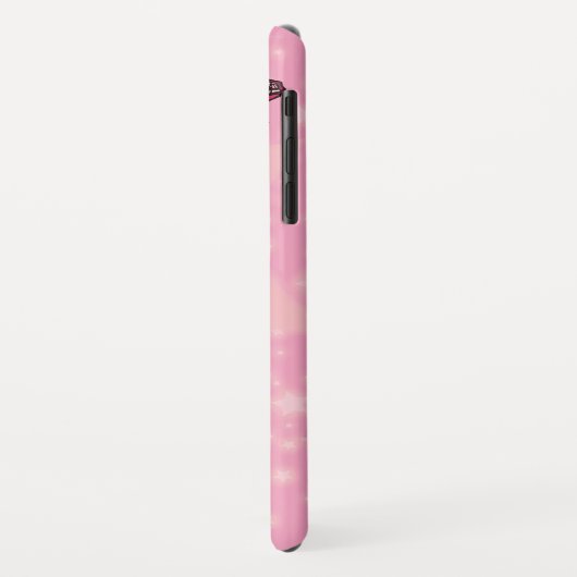 ガールバレリーナピンクダンサー名iphone case Case-Mate iPhoneケース (裏面/左)