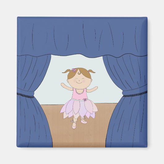 ガールバレリーナ マグネット (正面)