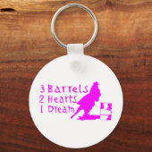 ガールバレルレース キーホルダー (正面)