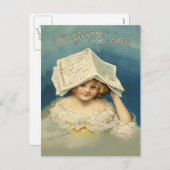 ガールバレンタイン新聞 シーズンポストカード (正面/裏面)