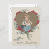 ガールバレンタ忘れンハート-Me-Not シーズンポストカード (正面/裏面)