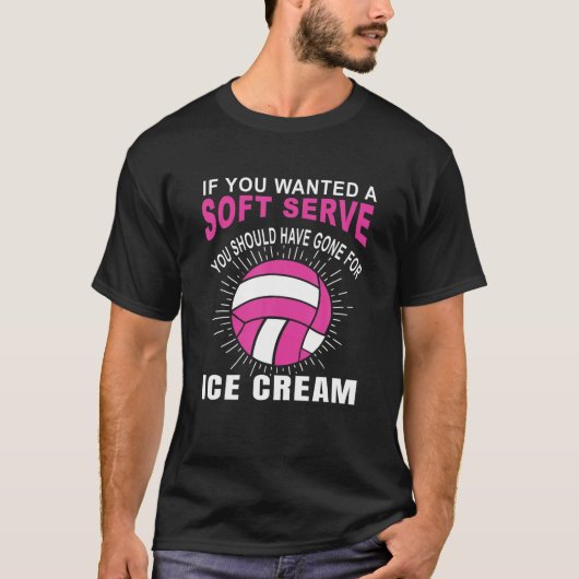ガールバレーボールスポーツAバレーボール選手 Tシャツ (正面)