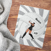 ガールバレーボール選手のキッドネームJerseyチーム番号 ジグソーパズル