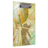 ガールバレーボール選手ネット クリップボード (右)