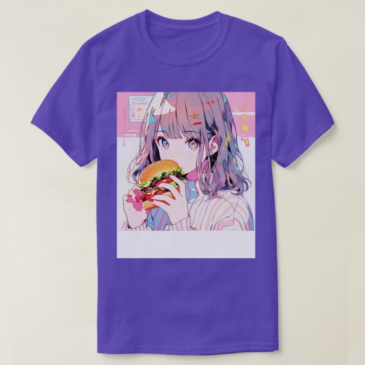 ガールバーガー Tシャツ (デザイン正面)