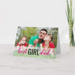 ガールパパの写真の父のデイカード カード