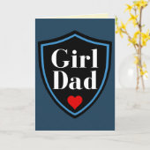 ガールパパ父のデイカード カード (黄色い花)