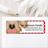 ガールパピードックバレンタインデー住所 シールd2 ラベル (インサイチュ)