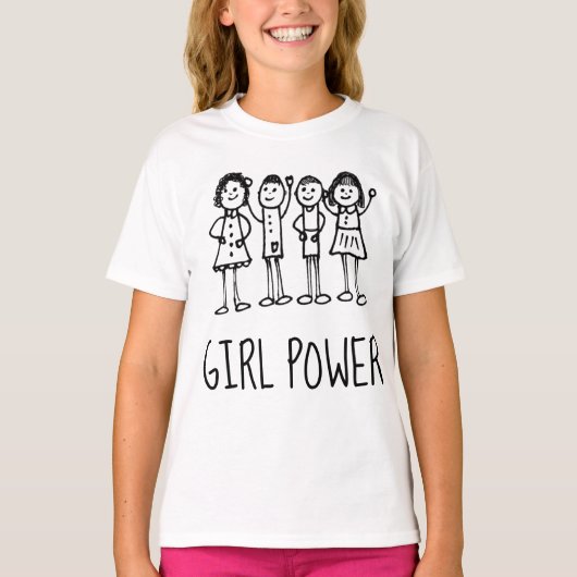 ガールパワーガールズTシャツ Tシャツ (正面)