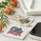 ガールパワーキーチェーン キーホルダー (正面右)