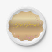 ガールパワーシェイプ ペーパープレート (正面)