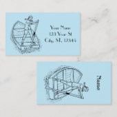 ガールパワースカルリングボートサンダー_コーブ 名刺 (正面/裏面)