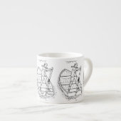 ガールパワースカルリングボートThunder_Cove エスプレッソカップ (正面右)