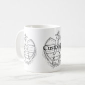 ガールパワースカルリングボートThunder_Cove コーヒーマグカップ (正面左)