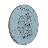 ガールパワースカルリングボートThunder_Cove ダーツボード (正面左)