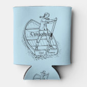 ガールパワースカルリングボートThunder_Cove 缶クーラー (正面)