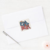 ガールパワースクエアシール スクエアシール (封筒)