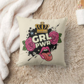 ガールパワータトゥースタイル クッション (ブランケット)