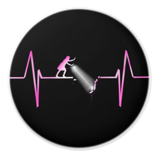 ガールパワーハートビート セラミックノブ (正面)