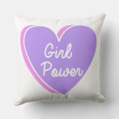 ガールパワーハート装飾用クッション クッション (裏面)