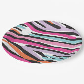 ガールパワーパーティープレート(ピンク) ペーパープレート (アングル)