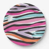 ガールパワーパーティープレート(ピンク) ペーパープレート (正面)