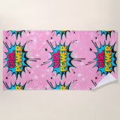 ガールパワービーチタオル ビーチタオル (正面)