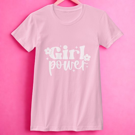 ガールパワーピンク Tシャツ