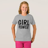 ガールパワーピンクTシャツ Tシャツ (正面フル)