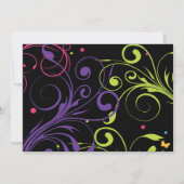 ガールパワーブライトバルミツワー招待状 招待状 (裏面)