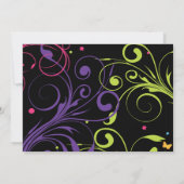 ガールパワーブライトSweet sixteen16招待状 招待状 (裏面)