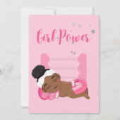 ガールパワーベビー発表カード 案内状 (正面)