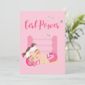 ガールパワーベビー発表カード 案内状 (スタンド正面)