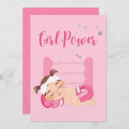 ガールパワーベビー発表カード 案内状