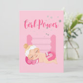 ガールパワーベビー発表カード 案内状 (スタンド正面)